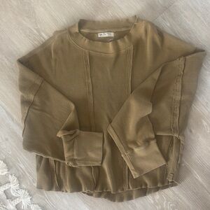 Brown Long Sleeve Sweater